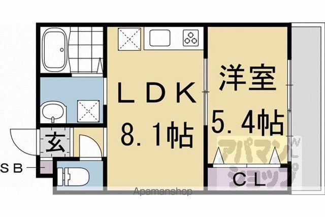 PRIVATE RESIDENCE東山七条の間取り写真