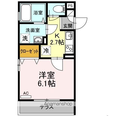 DーROOM殿町の間取り写真