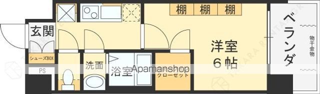 プレサンス長田レジェールの間取り写真