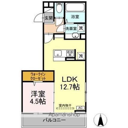 長野県松本市寿中１丁目[1LDK/41.94m2]の間取図