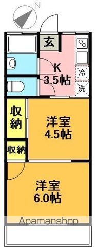 筑波荘の間取り写真