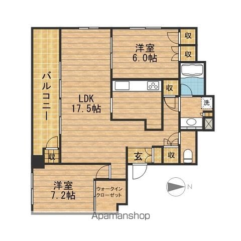パシフィックコンフィート丸の内の間取り写真