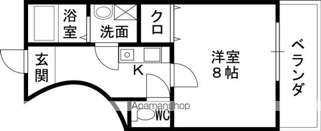 フレンズKの間取り写真