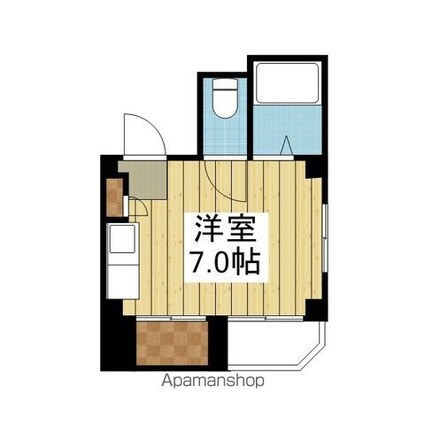 メゾン中一万[1R/17.93m2]の間取図