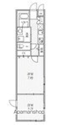 ＴＨＥ　ＰＡＬＭＳ大島[2K/35.82m2]の間取図