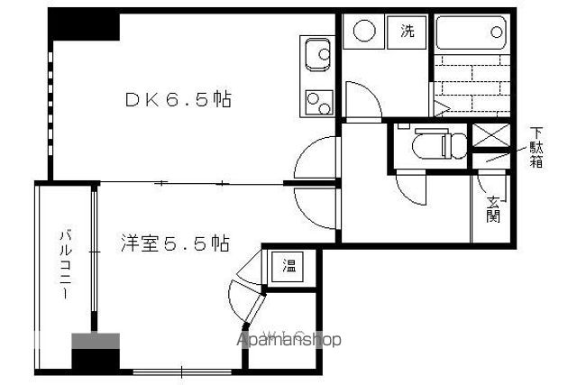 GLANZ七条通の間取り写真