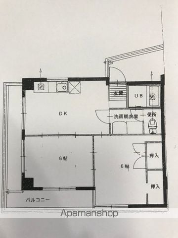 メゾン上安の間取り写真