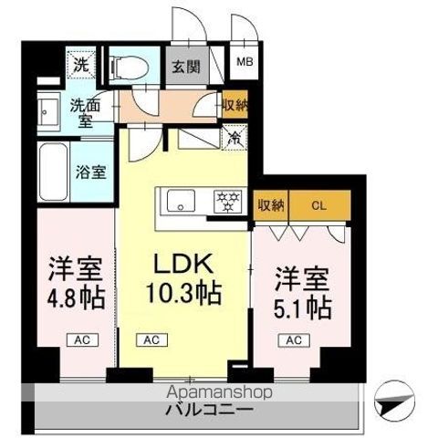 ロイジェント南池袋の間取り写真