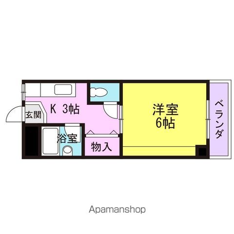 ハイツ南苑荘の間取り写真