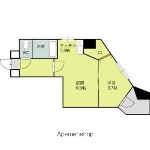 カルフール大通東の間取り写真