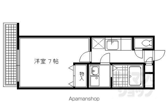 下鴨貴船町マンションの間取り写真