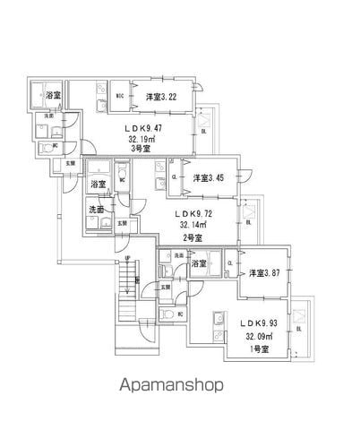 【ＰＯＲＴＡ　ＮＯＢ　二日市の間取り】