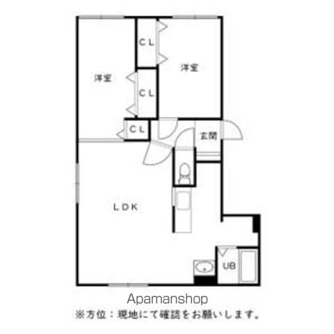 シティハイム発寒参番館の間取り写真