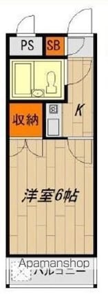 ワコー豊玉[1K/17.23m2]の間取図