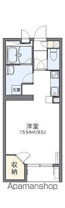 レオネクストフェリーチェ[1K/30.84m2]の間取図