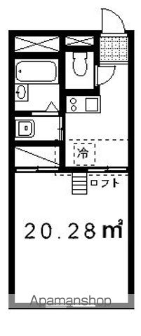 レオパレスVASTLANDの間取り写真