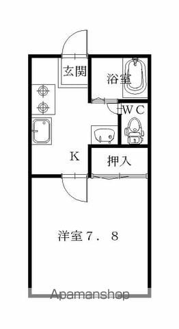 カレッジハイツAの間取り写真