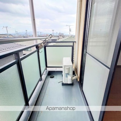 コーポラス無限Ⅱ[1K/30.94m2]のバルコニー