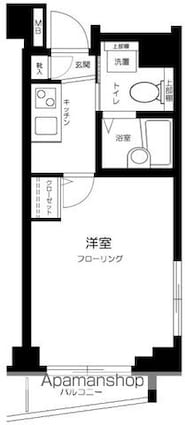 東京都杉並区梅里２丁目[1K/20.65m2]の間取図