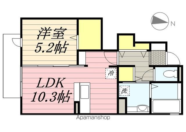 【Ｄ－ＲＯＯＭ彩都ピアの間取り】