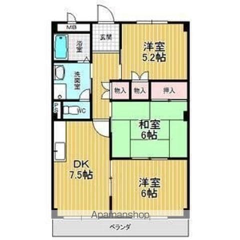 エスポワール藤塚の間取り写真