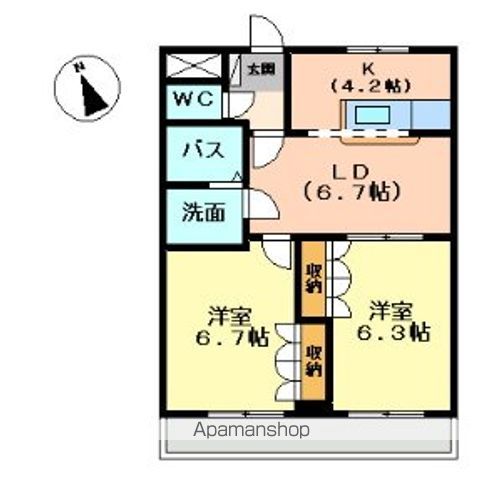 グレイスヴィラの間取り写真