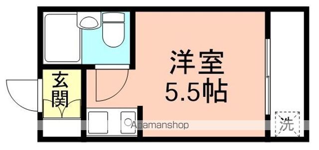 和歌山市四筋目のマンションの間取り