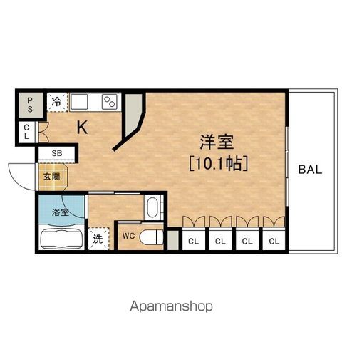 プライムアーバン堺筋本町の間取り写真