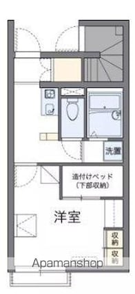 レオパレスＹＯＵＴＯ[1K/23.27m2]の間取図