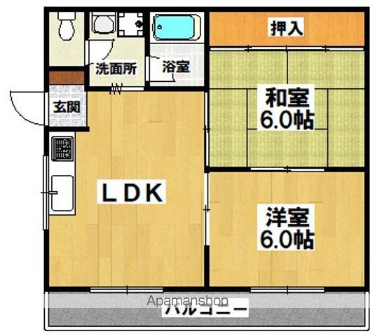 ストロベリーフィールドの間取り写真