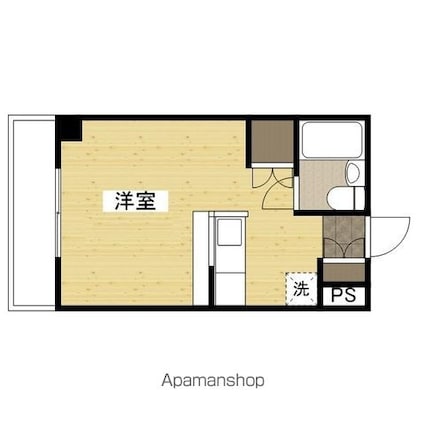 グランドール３００[1R/21.8m2]の間取図