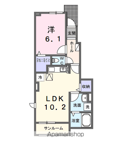 【Ｋ．Ｚ　ＷＩＬＬ　Ｇの間取り】