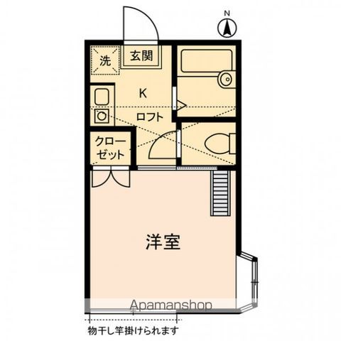 練馬区豊玉北のアパートの間取り