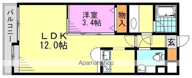 ヴァンテアンライフ高円寺壱番館の間取り写真