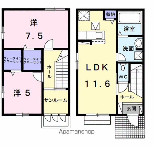 【ベルウッド八街Ⅳの間取り】