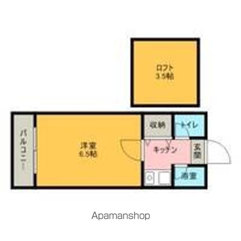 福岡市東区唐原のアパートの間取り