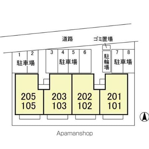 ディアコート 105 ｜ 千葉県千葉市稲毛区山王町132-9（賃貸アパート2LDK・1階・53.76㎡） その22