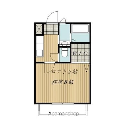 リオ・グランデ[1K/27.08m2]の間取図