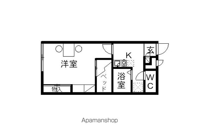 レオパレスアルシオネIIの間取り写真