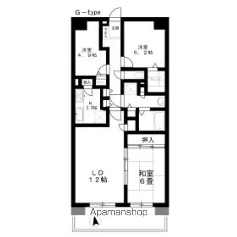 白井ロジュマンの間取り