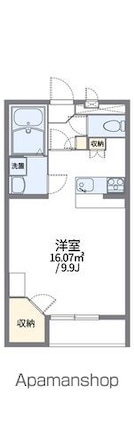 レオパレスサンハイム中島Ｂ[1K/31.05m2]の間取図