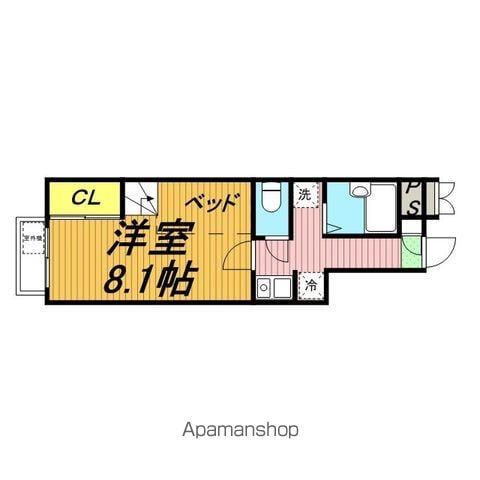 【柏市みどり台のアパートの間取り】