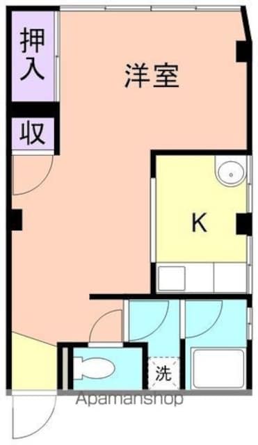 丸冨ビル[1R/39m2]の間取図