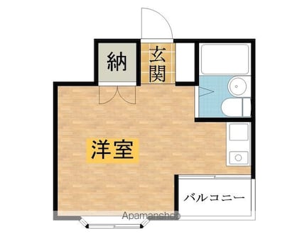 大横町ニュー田口ビル[1R/18m2]の間取図