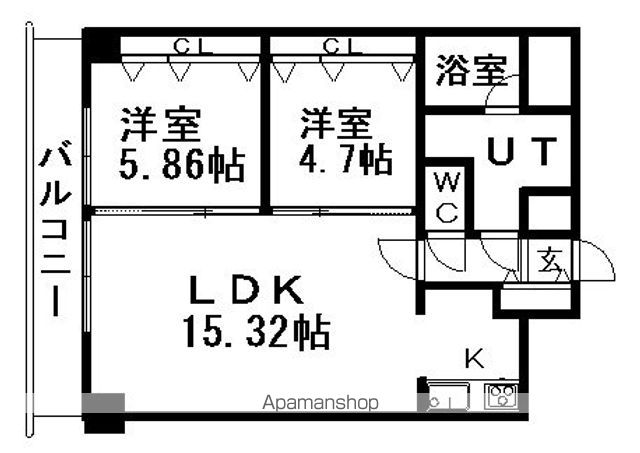 プライマル札幌北4条の間取り写真