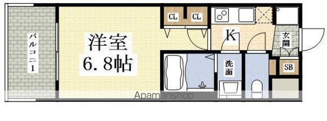 プレサンス神崎川ファインブレスの間取り写真
