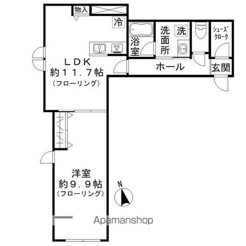 杉並区浜田山のアパートの間取り