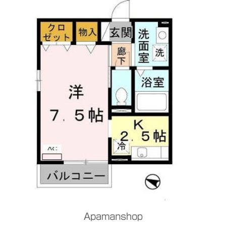 セジュール若宮の間取り写真
