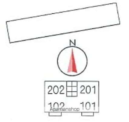 コンフォート[2DK/43.48m2]の配置図