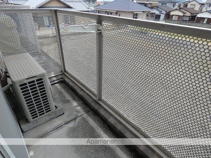 ユミハイツⅠ・Ⅱ[1R/26m2]のバルコニー